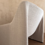 Pair of Cream Square Back Tub Chairs
