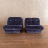 Pair of 'Nuvolone' Lounge Chairs by Rino Maturi for Mimo Leone & Co. 1970s