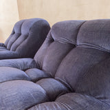 Pair of 'Nuvolone' Lounge Chairs by Rino Maturi for Mimo Leone & Co. 1970s