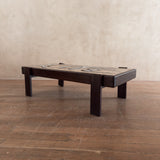 French Modernist Tile Top Coffee Table
