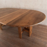 Maison Regain Solid Elm Round Dining Table