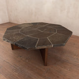 Octagonal Tile Top Coffee Table