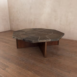 Octagonal Tile Top Coffee Table