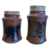 Medium Merlot Glazed Cork Top Vessel