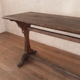 Antique Aged Oak Monastery Table