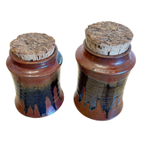 Medium Merlot Glazed Cork Top Vessel