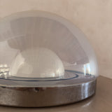 Italian Space Age Chrome Base Table Lamp