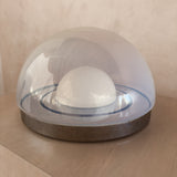 Italian Space Age Chrome Base Table Lamp