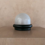 Green Accent Dome Table Lamp attr. Prisma Duna, 1970s