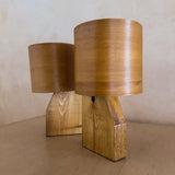 Pair of Scandinavian Bent Birch Table Lamps