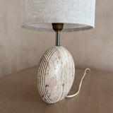 Postmodern Travertine Table Lamp