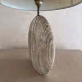 Postmodern Travertine Table Lamp