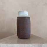 Carved Glaze Studio Ceramic Vase