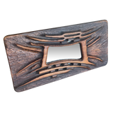 Vintage French Carved Wood Mirror