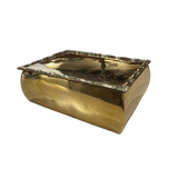 Polished Brass Keepsake Box