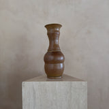 Sienna Drip Glaze Studio Pottery Vase