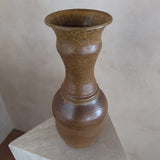 Sienna Drip Glaze Studio Pottery Vase