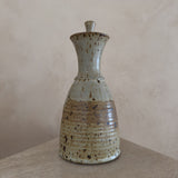 Speckled Cream Lidded Studio Ceramic Vessel