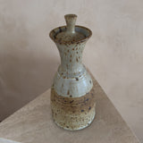 Speckled Cream Lidded Studio Ceramic Vessel