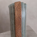 Seafoam Glaze Studio Pottery Vase