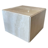 Travertine Cube Side Table