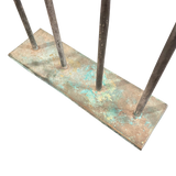 Pair of Iron Candelabras