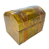 Mixed Metal Lidded Chest