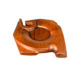1960's Wood Carved Sculptural Catch All