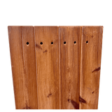 Rustic Pine Two-Piece Storage Unit